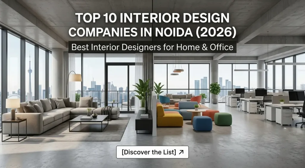 Top 10 Interior Design Companies in Noida 2026 | Best Interior Designers