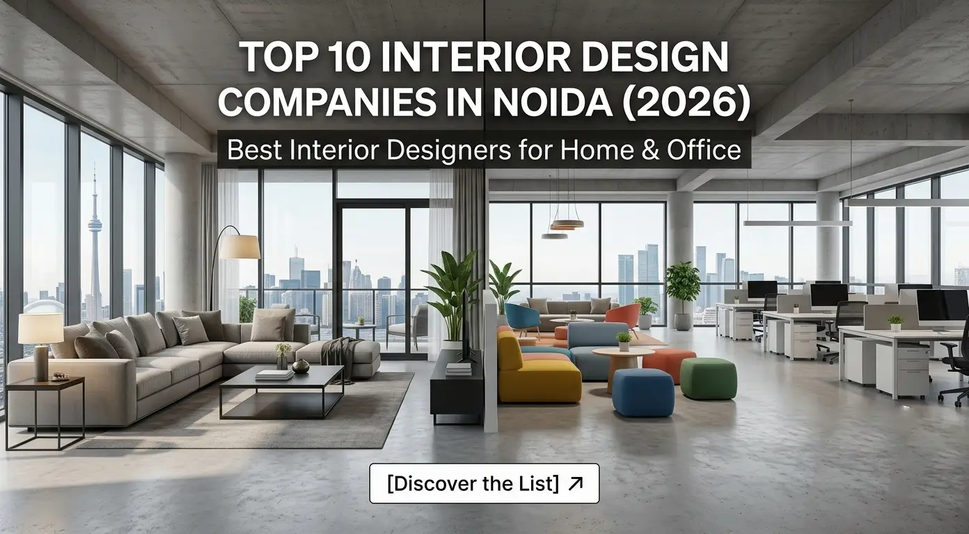 Top 10 Interior Design Companies in Noida 2026 | Best Interior Designers
